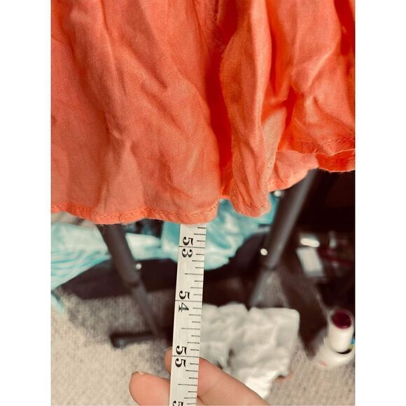 NWT Poupette St Barth Women's Tie-Dye Sleeveless Maxi Dress Orange Pink Size XS - Picture 11 of 12